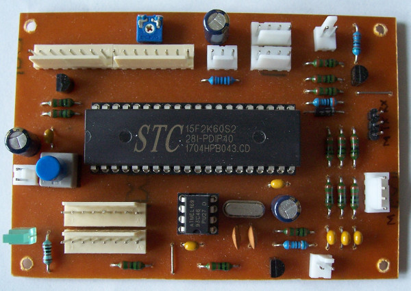 Picture of the assembled pcb