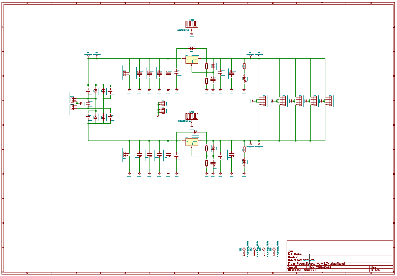 power supply analogue part schematic