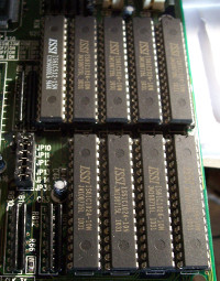 PcChips M912 with real cache chips